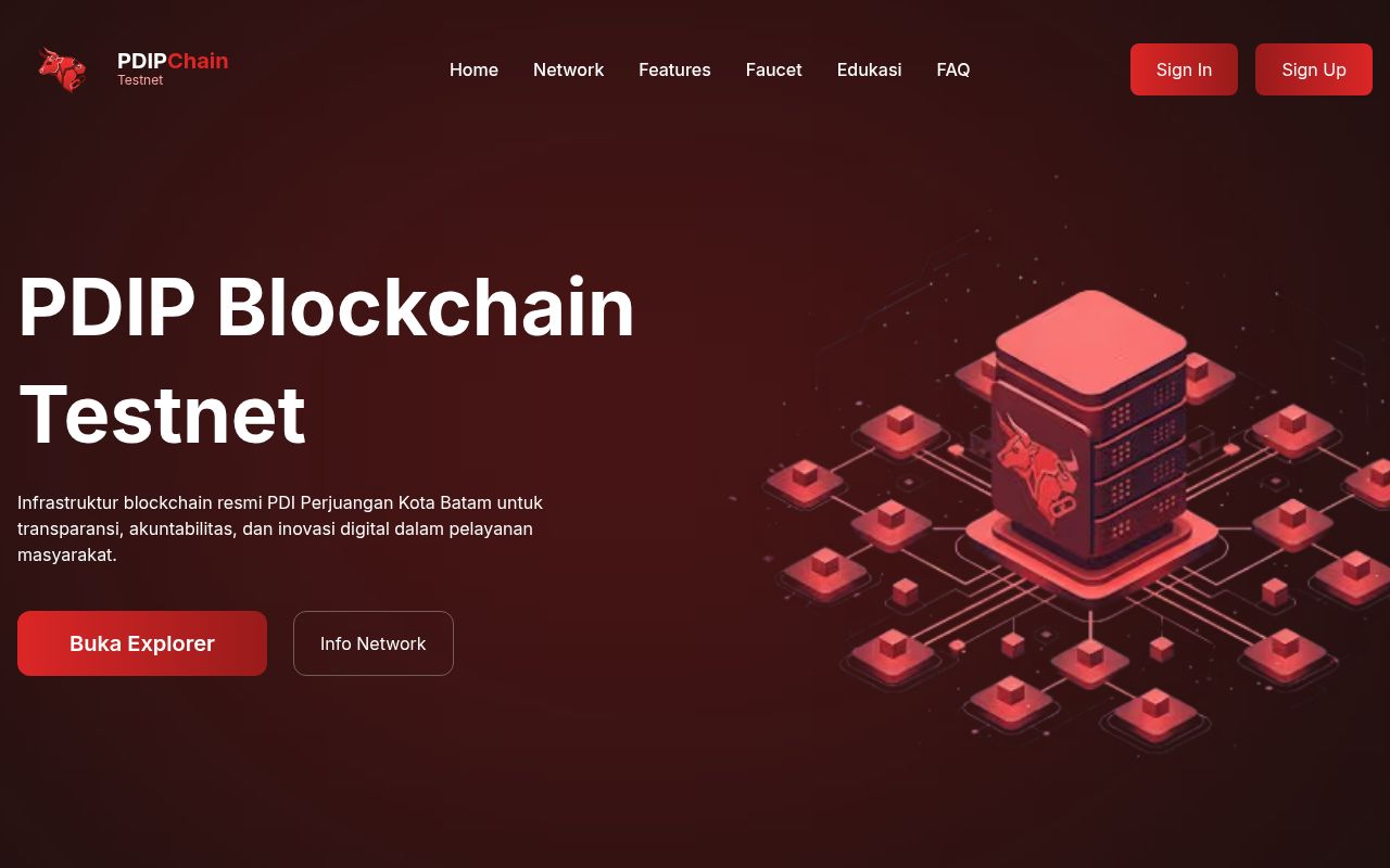 PDIP Batam Blockchain Portal
